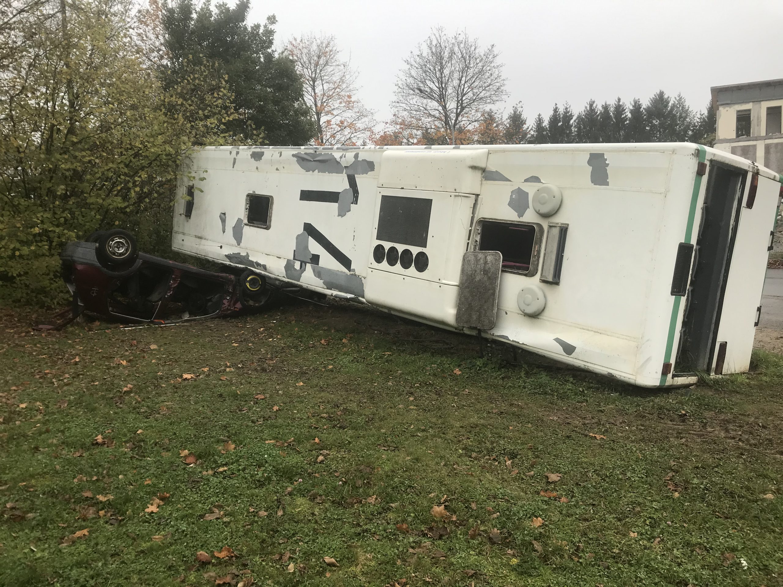 Verkehrsunfall mit Bus