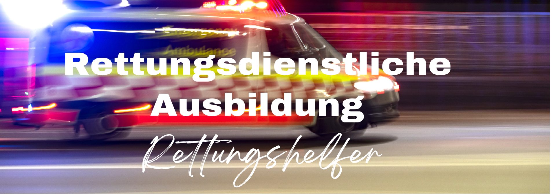 Qualifizierung zum Rettungshelfer